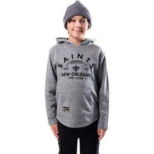 N.O Saints Boys' Fleece Hoodie Pullover Sweatshirt with Vintage Logo